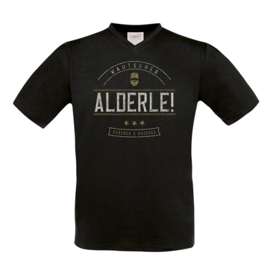 Motiv: T-Shirt V-Neck FAIR WEAR - Alderle - bestimme auf Wunsch Details wie Produkt, Grösse, Farbe und Position selbst ! Motiv: T-Shirt V-Neck FAIR WEAR - Alderle