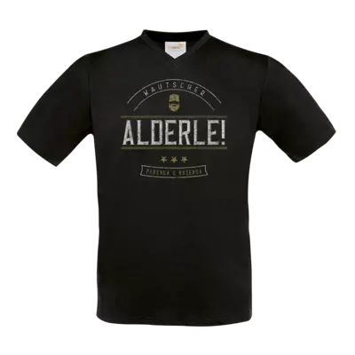 Motiv: T-Shirt V-Neck FAIR WEAR - Alderle - bestimme auf Wunsch Details wie Produkt, Grösse, Farbe und Position selbst ! Motiv: T-Shirt V-Neck FAIR WEAR - Alderle