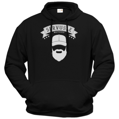 Motiv: Hoodie Premium FAIR WEAR - Servusle - bestimme auf Wunsch Details wie Produkt, Grösse, Farbe und Position selbst ! Motiv: Hoodie Premium FAIR WEAR - Servusle