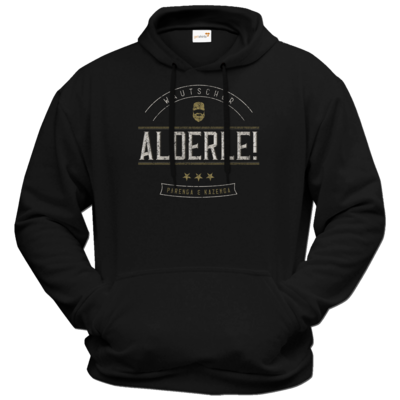 Motiv: Hoodie Premium FAIR WEAR - Alderle - bestimme auf Wunsch Details wie Produkt, Grösse, Farbe und Position selbst ! Motiv: Hoodie Premium FAIR WEAR - Alderle