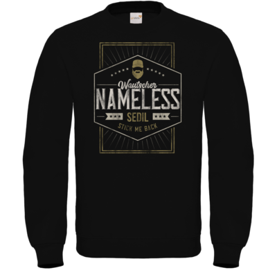 Motiv: Sweatshirt FAIR WEAR - Nameless - bestimme auf Wunsch Details wie Produkt, Grösse, Farbe und Position selbst ! Motiv: Sweatshirt FAIR WEAR - Nameless
