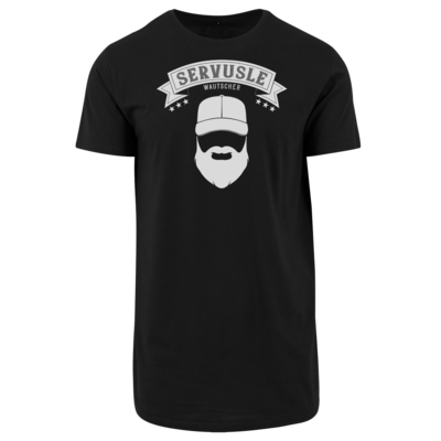 Motiv: Shaped Long Tee - Servusle - bestimme auf Wunsch Details wie Produkt, Grösse, Farbe und Position selbst ! Motiv: Shaped Long Tee - Servusle