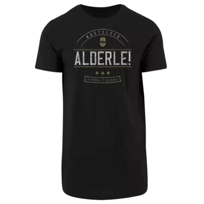 Motiv: Shaped Long Tee - Alderle - bestimme auf Wunsch Details wie Produkt, Grösse, Farbe und Position selbst ! Motiv: Shaped Long Tee - Alderle