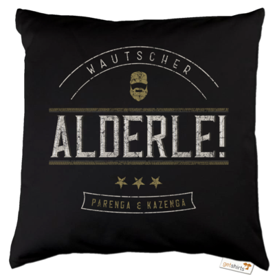 Motiv: Kissen Baumwolle - Alderle - bestimme auf Wunsch Details wie Produkt, Grösse, Farbe und Position selbst ! Motiv: Kissen Baumwolle - Alderle