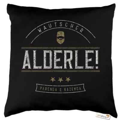 Motiv: Kissen Baumwolle - Alderle - bestimme auf Wunsch Details wie Produkt, Grösse, Farbe und Position selbst ! Motiv: Kissen Baumwolle - Alderle
