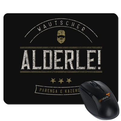 Motiv: Mousepad Textil - Alderle - bestimme auf Wunsch Details wie Produkt, Grösse, Farbe und Position selbst ! Motiv: Mousepad Textil - Alderle