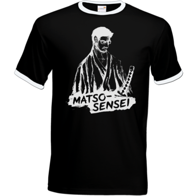 Motiv: T-Shirt Ringer - Matso-Sensei - bestimme auf Wunsch Details wie Produkt, Grösse, Farbe und Position selbst ! Motiv: T-Shirt Ringer - Matso-Sensei