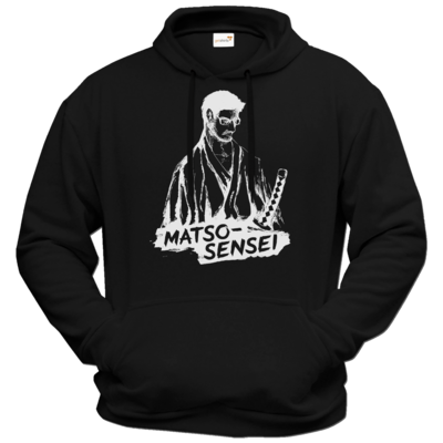 Motiv: Hoodie Premium FAIR WEAR - Matso-Sensei - bestimme auf Wunsch Details wie Produkt, Grösse, Farbe und Position selbst ! Motiv: Hoodie Premium FAIR WEAR - Matso-Sensei