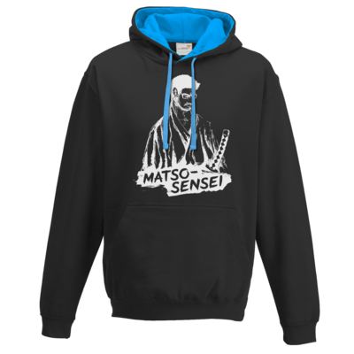 Motiv: Two-Tone Hoodie - Matso-Sensei - bestimme auf Wunsch Details wie Produkt, Grösse, Farbe und Position selbst ! Motiv: Two-Tone Hoodie - Matso-Sensei
