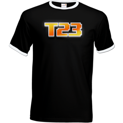 Motiv: T-Shirt Ringer - Timetodrei - bestimme auf Wunsch Details wie Produkt, Grösse, Farbe und Position selbst ! Motiv: T-Shirt Ringer - Timetodrei