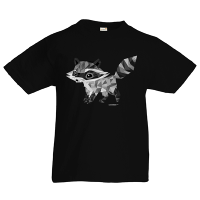 Motiv: Kids T-Shirt Premium FAIR WEAR - Raccoonus Triangle - bestimme auf Wunsch Details wie Produkt, Grösse, Farbe und Position selbst ! Motiv: Kids T-Shirt Premium FAIR WEAR - Raccoonus Triangle