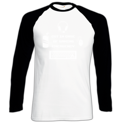 Motiv: Longsleeve Baseball T - Gaming Emergency 