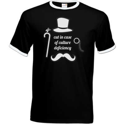 Motiv: T-Shirt Ringer - Cut Culture - bestimme auf Wunsch Details wie Produkt, Grösse, Farbe und Position selbst ! Motiv: T-Shirt Ringer - Cut Culture