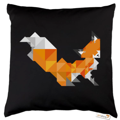 Motiv: Kissen Baumwolle - Foxy Triangle - bestimme auf Wunsch Details wie Produkt, Grösse, Farbe und Position selbst ! Motiv: Kissen Baumwolle - Foxy Triangle