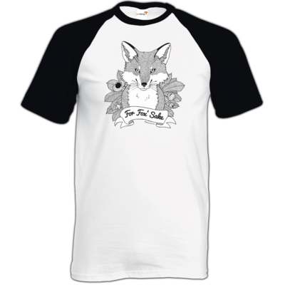 Motiv: TShirt Baseball - For Fox Sake 