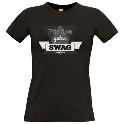 Motiv: T-Shirt Damen Premium FAIR WEAR - Fuer den guten Swag - bestimme auf Wunsch Details wie Produkt, Grösse, Farbe und Position selbst ! Motiv: T-Shirt Damen Premium FAIR WEAR - Fuer den guten Swag