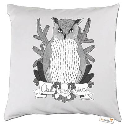 Motiv: Kissen - Owl Inclusive - bestimme auf Wunsch Details wie Produkt, Grösse, Farbe und Position selbst ! Motiv: Kissen - Owl Inclusive