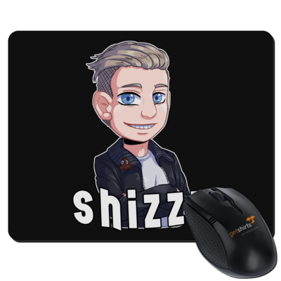 Motiv: Mousepad Textil - Shizzy_Logo - bestimme auf Wunsch Details wie Produkt, Grösse, Farbe und Position selbst ! Motiv: Mousepad Textil - Shizzy_Logo