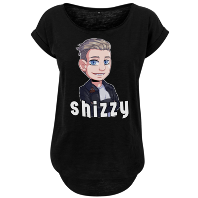 Motiv: Ladies Long Slub Tee - Shizzy_Logo - bestimme auf Wunsch Details wie Produkt, Grösse, Farbe und Position selbst ! Motiv: Ladies Long Slub Tee - Shizzy_Logo