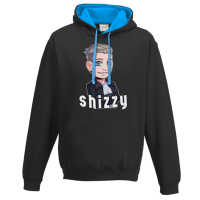Motiv: Two-Tone Hoodie - Shizzy_Logo - bestimme auf Wunsch Details wie Produkt, Grösse, Farbe und Position selbst ! Motiv: Two-Tone Hoodie - Shizzy_Logo