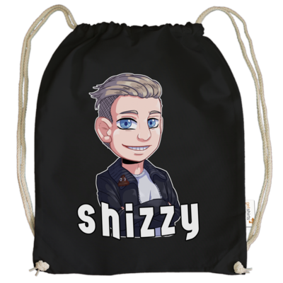 Motiv: Cotton Gymsac - Shizzy_Logo - bestimme auf Wunsch Details wie Produkt, Grösse, Farbe und Position selbst ! Motiv: Cotton Gymsac - Shizzy_Logo