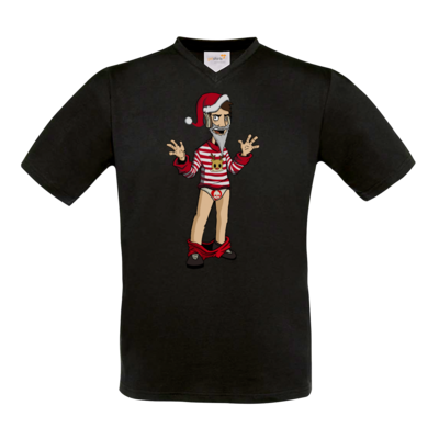 Motiv: T-Shirt V-Neck FAIR WEAR - Weihnachten - bestimme auf Wunsch Details wie Produkt, Grösse, Farbe und Position selbst ! Motiv: T-Shirt V-Neck FAIR WEAR - Weihnachten