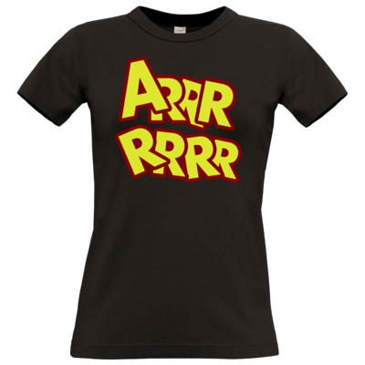 Motiv: T-Shirt Damen Premium FAIR WEAR - ARRRRRRR - bestimme auf Wunsch Details wie Produkt, Grösse, Farbe und Position selbst ! Motiv: T-Shirt Damen Premium FAIR WEAR - ARRRRRRR