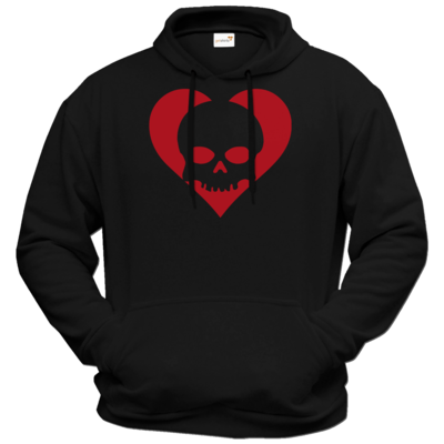 Motiv: Hoodie Premium FAIR WEAR - Piratenherz - bestimme auf Wunsch Details wie Produkt, Grösse, Farbe und Position selbst ! Motiv: Hoodie Premium FAIR WEAR - Piratenherz