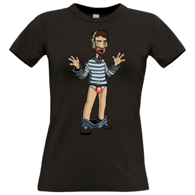 Motiv: T-Shirt Damen Premium FAIR WEAR - Hosenlos - bestimme auf Wunsch Details wie Produkt, Grösse, Farbe und Position selbst ! Motiv: T-Shirt Damen Premium FAIR WEAR - Hosenlos