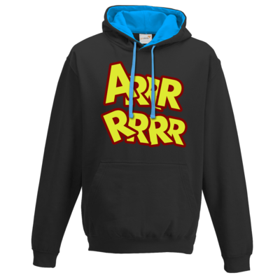 Motiv: Two-Tone Hoodie - ARRRRRRR - bestimme auf Wunsch Details wie Produkt, Grösse, Farbe und Position selbst ! Motiv: Two-Tone Hoodie - ARRRRRRR