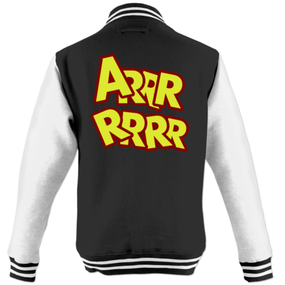 Motiv: College Jacke - ARRRRRRR - bestimme auf Wunsch Details wie Produkt, Grösse, Farbe und Position selbst ! Motiv: College Jacke - ARRRRRRR