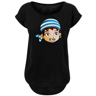 Motiv: Ladies Long Slub Tee - Matrose - bestimme auf Wunsch Details wie Produkt, Grösse, Farbe und Position selbst ! Motiv: Ladies Long Slub Tee - Matrose