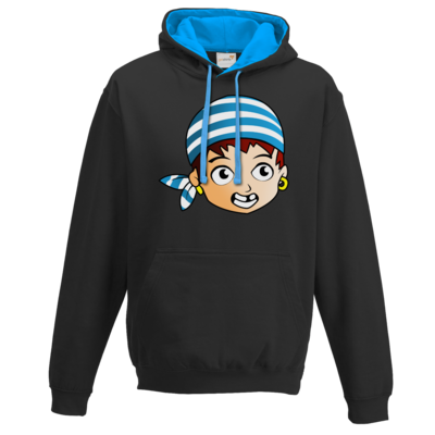 Motiv: Two-Tone Hoodie - Matrose - bestimme auf Wunsch Details wie Produkt, Grösse, Farbe und Position selbst ! Motiv: Two-Tone Hoodie - Matrose