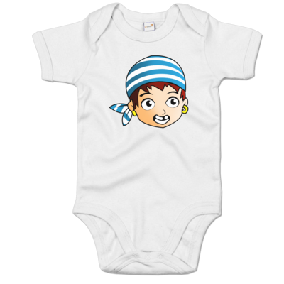 Motiv: Baby Body Organic - Matrose - bestimme auf Wunsch Details wie Produkt, Grösse, Farbe und Position selbst ! Motiv: Baby Body Organic - Matrose