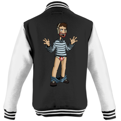 Motiv: College Jacke - Hosenlos - bestimme auf Wunsch Details wie Produkt, Grösse, Farbe und Position selbst ! Motiv: College Jacke - Hosenlos