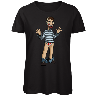 Motiv: Organic Lady T-Shirt - Hosenlos - bestimme auf Wunsch Details wie Produkt, Grösse, Farbe und Position selbst ! Motiv: Organic Lady T-Shirt - Hosenlos