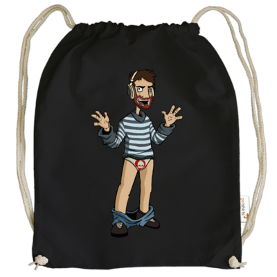 Motiv: Cotton Gymsac - Hosenlos - bestimme auf Wunsch Details wie Produkt, Grösse, Farbe und Position selbst ! Motiv: Cotton Gymsac - Hosenlos