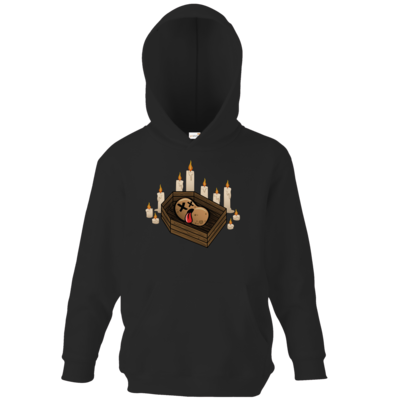Motiv: Kids Hooded Sweat - Potatoe Sarg - bestimme auf Wunsch Details wie Produkt, Grösse, Farbe und Position selbst ! Motiv: Kids Hooded Sweat - Potatoe Sarg