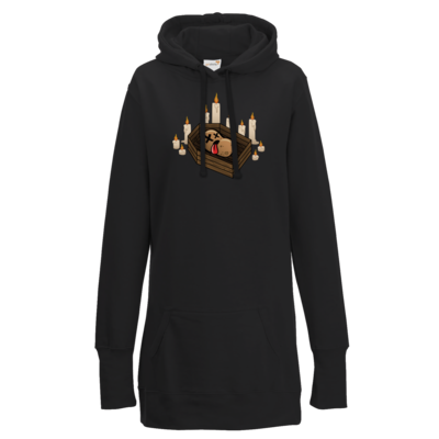 Motiv: Lady Longline Hoodie - Potatoe Sarg - bestimme auf Wunsch Details wie Produkt, Grösse, Farbe und Position selbst ! Motiv: Lady Longline Hoodie - Potatoe Sarg