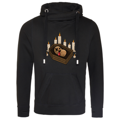 Motiv: Cross Neck Hoodie - Potatoe Sarg - bestimme auf Wunsch Details wie Produkt, Grösse, Farbe und Position selbst ! Motiv: Cross Neck Hoodie - Potatoe Sarg