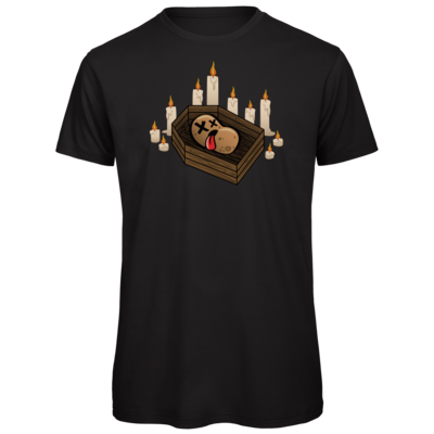 Motiv: Organic T-Shirt - Potatoe Sarg - bestimme auf Wunsch Details wie Produkt, Grösse, Farbe und Position selbst ! Motiv: Organic T-Shirt - Potatoe Sarg