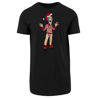 Motiv: Shaped Long Tee - Weihnachten - bestimme auf Wunsch Details wie Produkt, Grösse, Farbe und Position selbst ! Motiv: Shaped Long Tee - Weihnachten