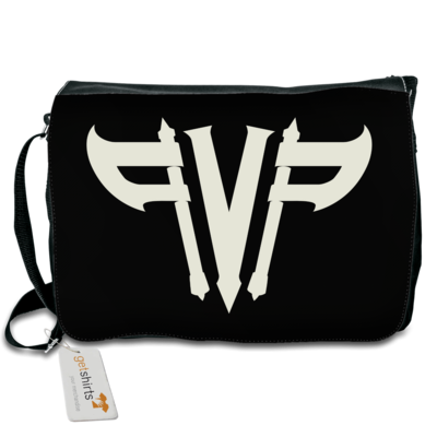Motiv: Schultertasche - Elitepvpers PVP White - bestimme auf Wunsch Details wie Produkt, Grösse, Farbe und Position selbst ! Motiv: Schultertasche - Elitepvpers PVP White