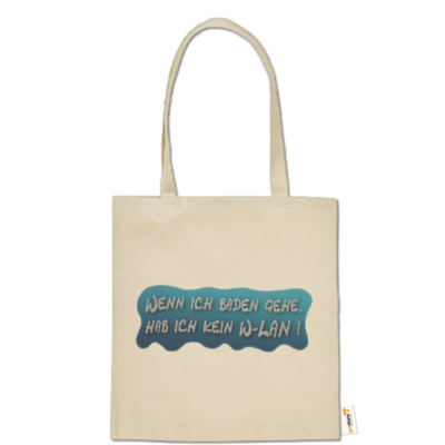 Motiv: Baumwolltasche - Schaumtext - bestimme auf Wunsch Details wie Produkt, Grösse, Farbe und Position selbst ! Motiv: Baumwolltasche - Schaumtext
