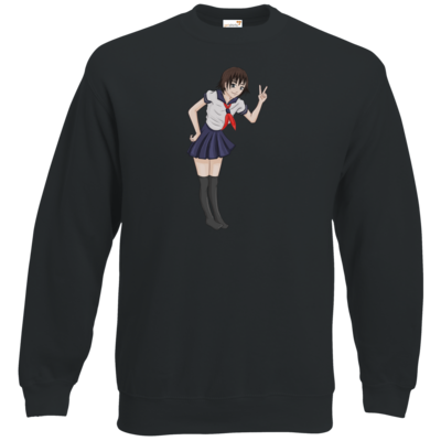 Motiv: Sweatshirt Classic - Saku Girl - bestimme auf Wunsch Details wie Produkt, Grösse, Farbe und Position selbst ! Motiv: Sweatshirt Classic - Saku Girl