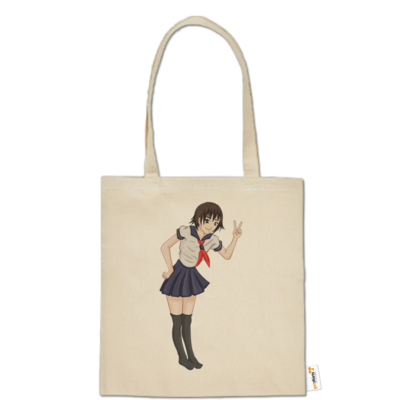 Motiv: Baumwolltasche - Saku Girl - bestimme auf Wunsch Details wie Produkt, Grösse, Farbe und Position selbst ! Motiv: Baumwolltasche - Saku Girl