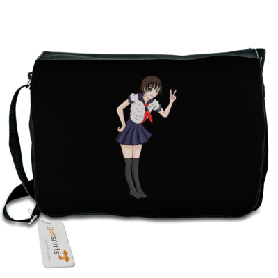 Motiv: Schultertasche - Saku Girl - bestimme auf Wunsch Details wie Produkt, Grösse, Farbe und Position selbst ! Motiv: Schultertasche - Saku Girl