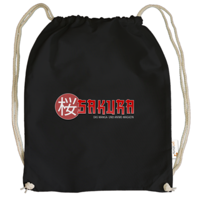 Motiv: Cotton Gymsac - Sakura Logo - bestimme auf Wunsch Details wie Produkt, Grösse, Farbe und Position selbst ! Motiv: Cotton Gymsac - Sakura Logo