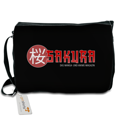Motiv: Schultertasche - Sakura Logo - bestimme auf Wunsch Details wie Produkt, Grösse, Farbe und Position selbst ! Motiv: Schultertasche - Sakura Logo