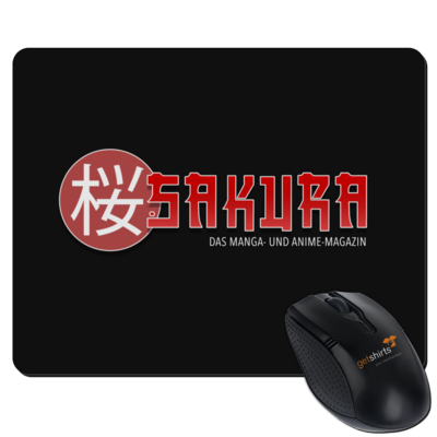Motiv: Mousepad Textil - Sakura Logo - bestimme auf Wunsch Details wie Produkt, Grösse, Farbe und Position selbst ! Motiv: Mousepad Textil - Sakura Logo